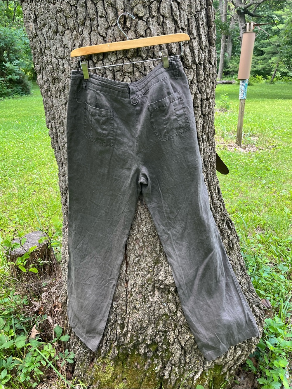 ⭐️Sandro Linen Drawstring Pants in size 8 - Picture 6 of 6